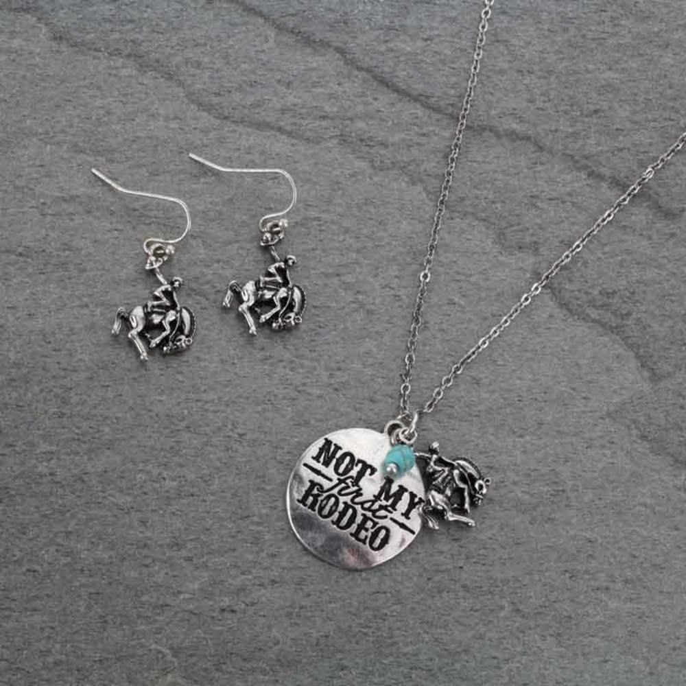 New! Not My 1st Rodeo Necklace Set